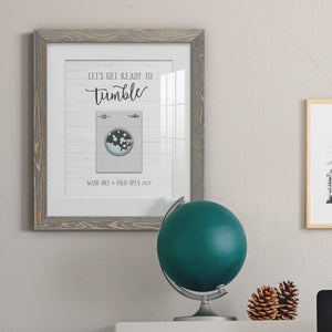 Tumble - Premium Framed Print - Distressed Barnwood Frame - Ready to Hang