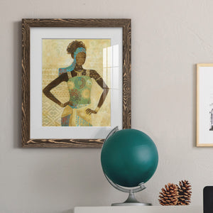 Tribal Vision I - Barnwood Framed Art Print