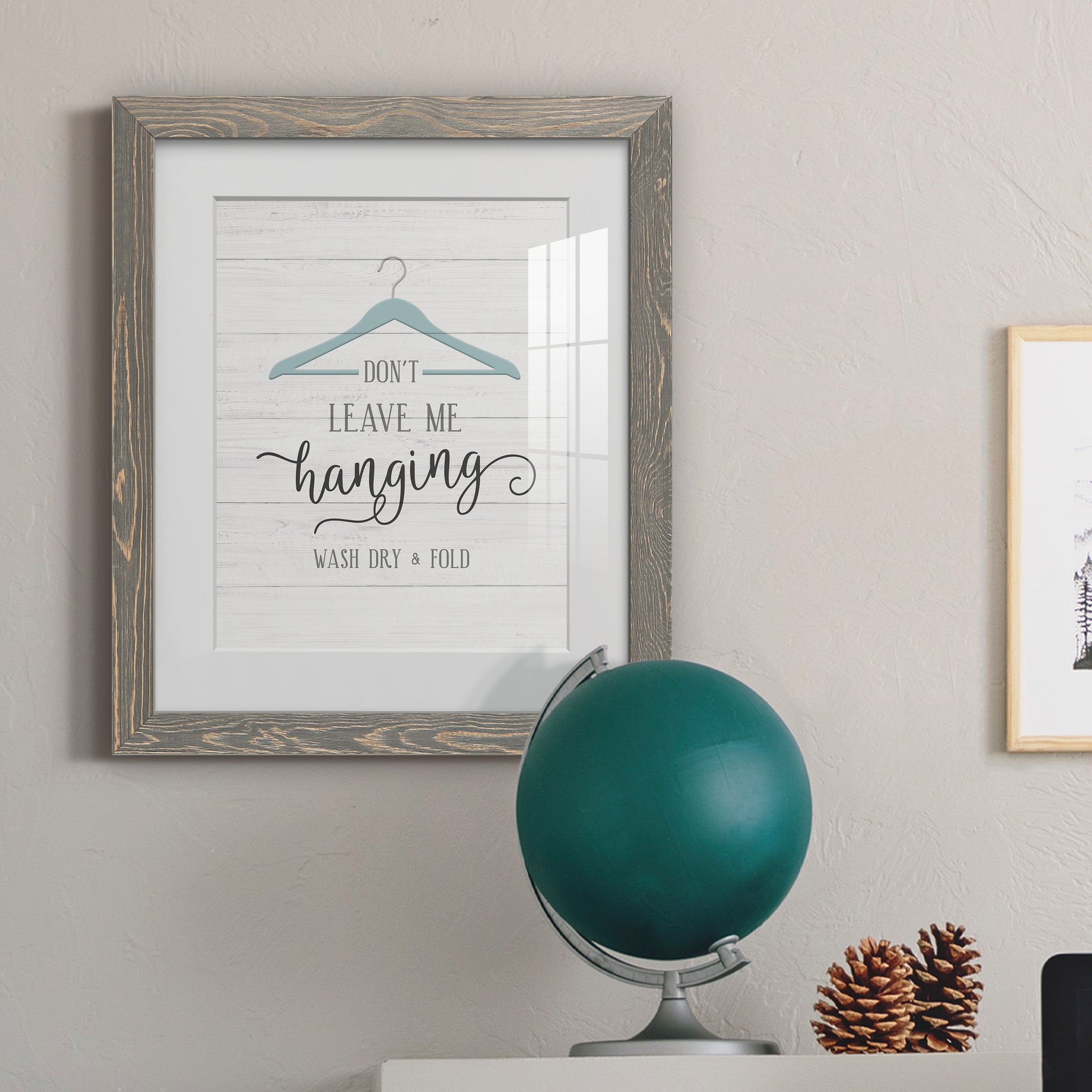 Don't Leave - Premium Framed Print - Distressed Barnwood Frame - Ready to Hang