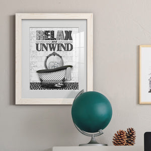 Relax and Unwind - Barnwood Framed Art Print