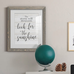 Look for the Sunshine - Premium Framed Print - Distressed Barnwood Frame - Ready to Hang