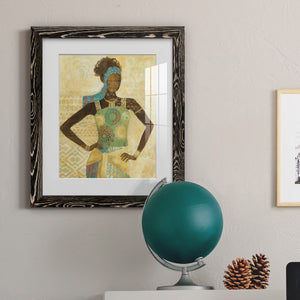 Tribal Vision I - Barnwood Framed Art Print