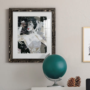 Runway Star - Barnwood Framed Art Print