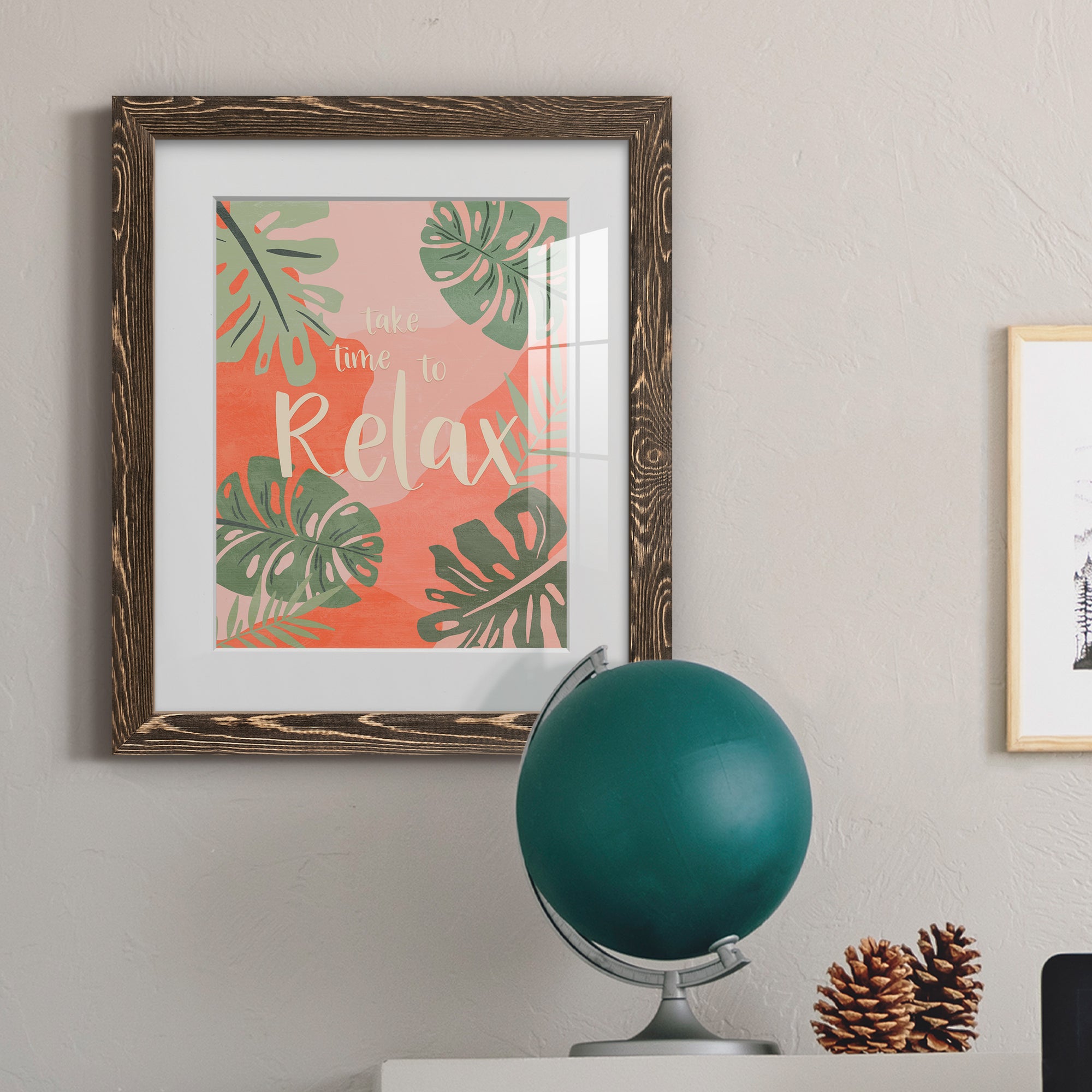 Take Time - Premium Framed Print - Distressed Barnwood Frame - Ready to Hang