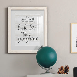Look for the Sunshine - Premium Framed Print - Distressed Barnwood Frame - Ready to Hang