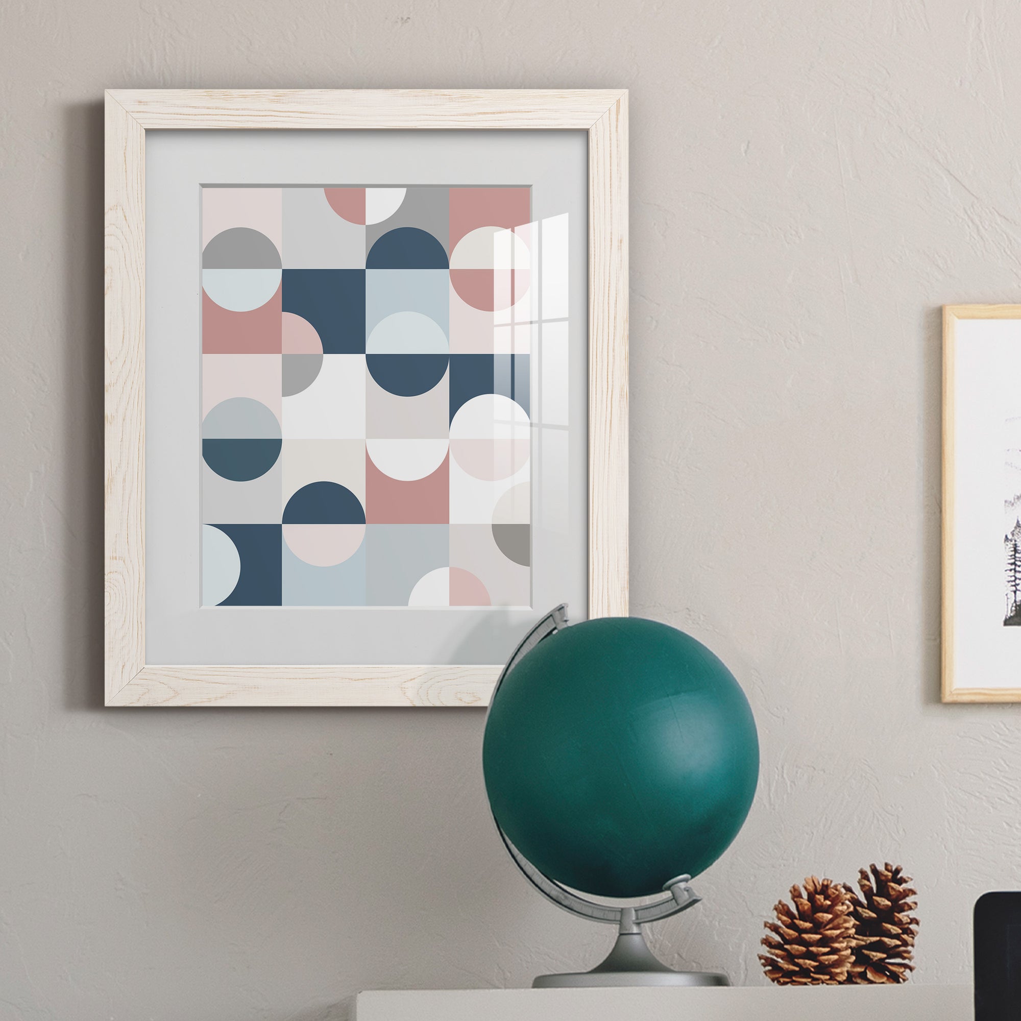 Modern Reflection - Barnwood Framed Art Print