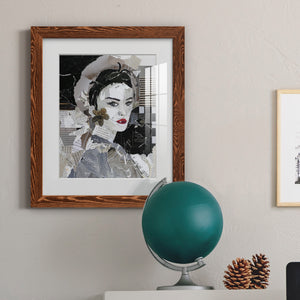 Runway Pause - Barnwood Framed Art Print