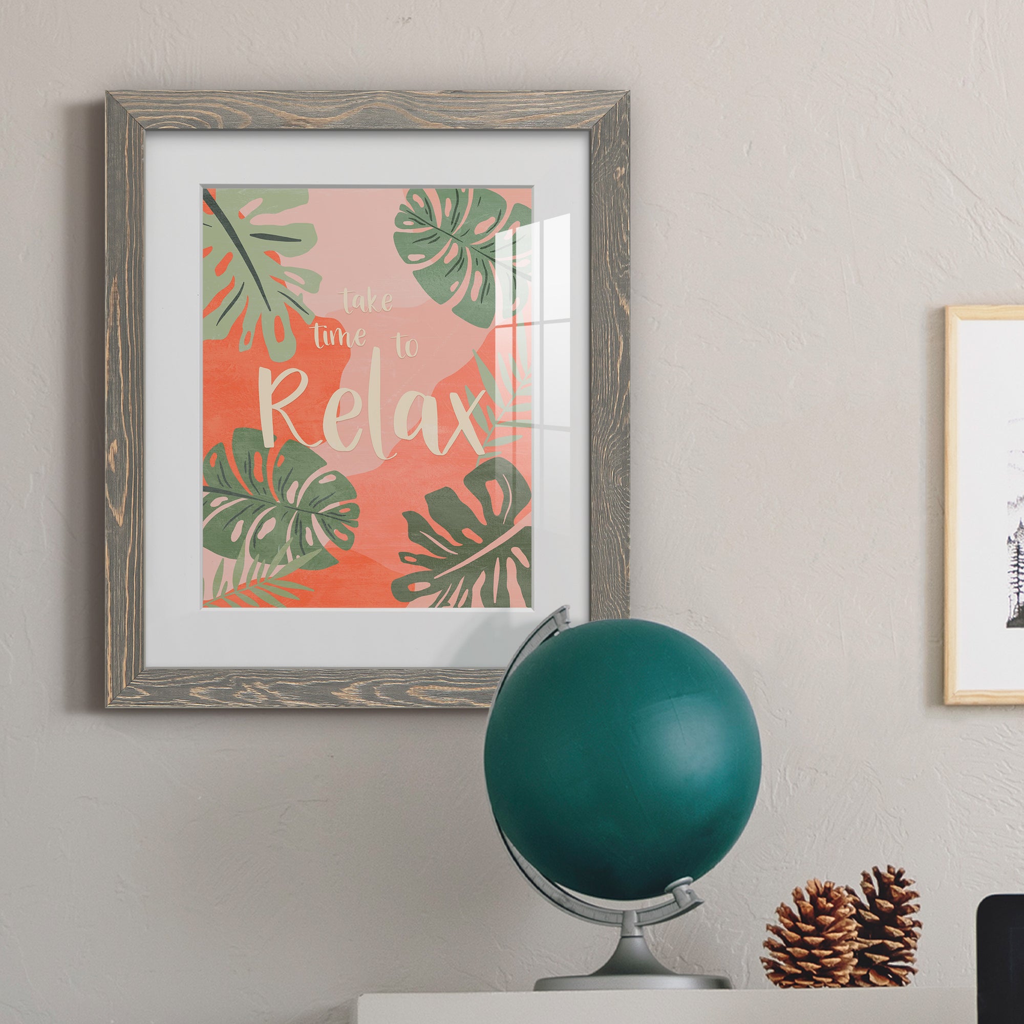 Take Time - Premium Framed Print - Distressed Barnwood Frame - Ready to Hang