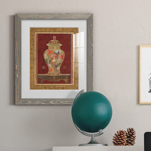 Romantic Urn II - Barnwood Framed Art Print