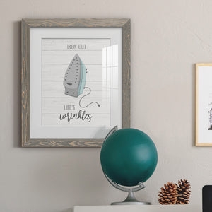 Iron Out - Premium Framed Print - Distressed Barnwood Frame - Ready to Hang