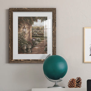 Evening in the Conservatory - Barnwood Framed Art Print