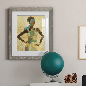 Tribal Vision I - Barnwood Framed Art Print