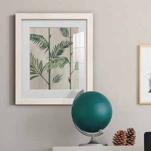 Modern Fronds II - Barnwood Framed Art Print