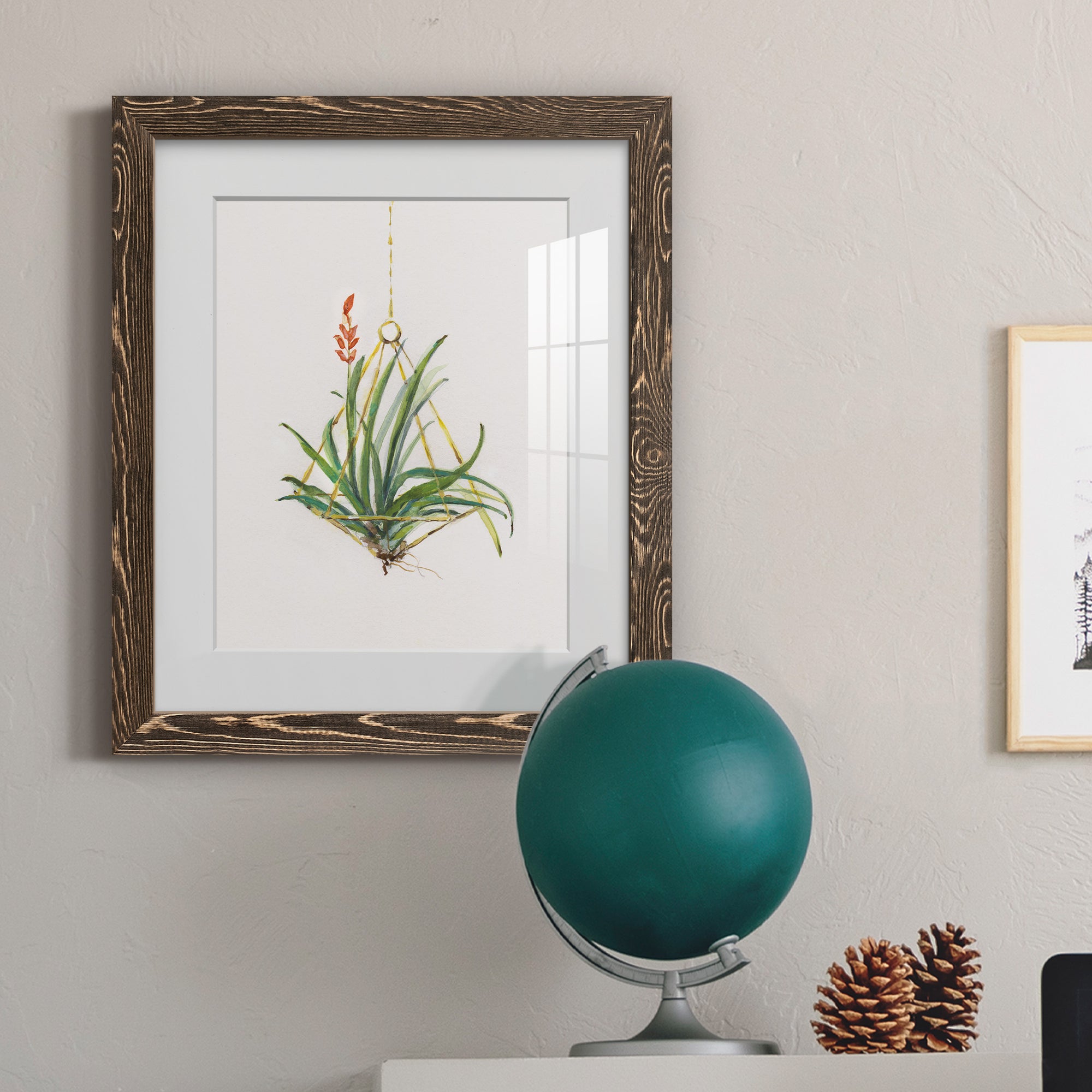 Gardenaire I - Barnwood Framed Art Print