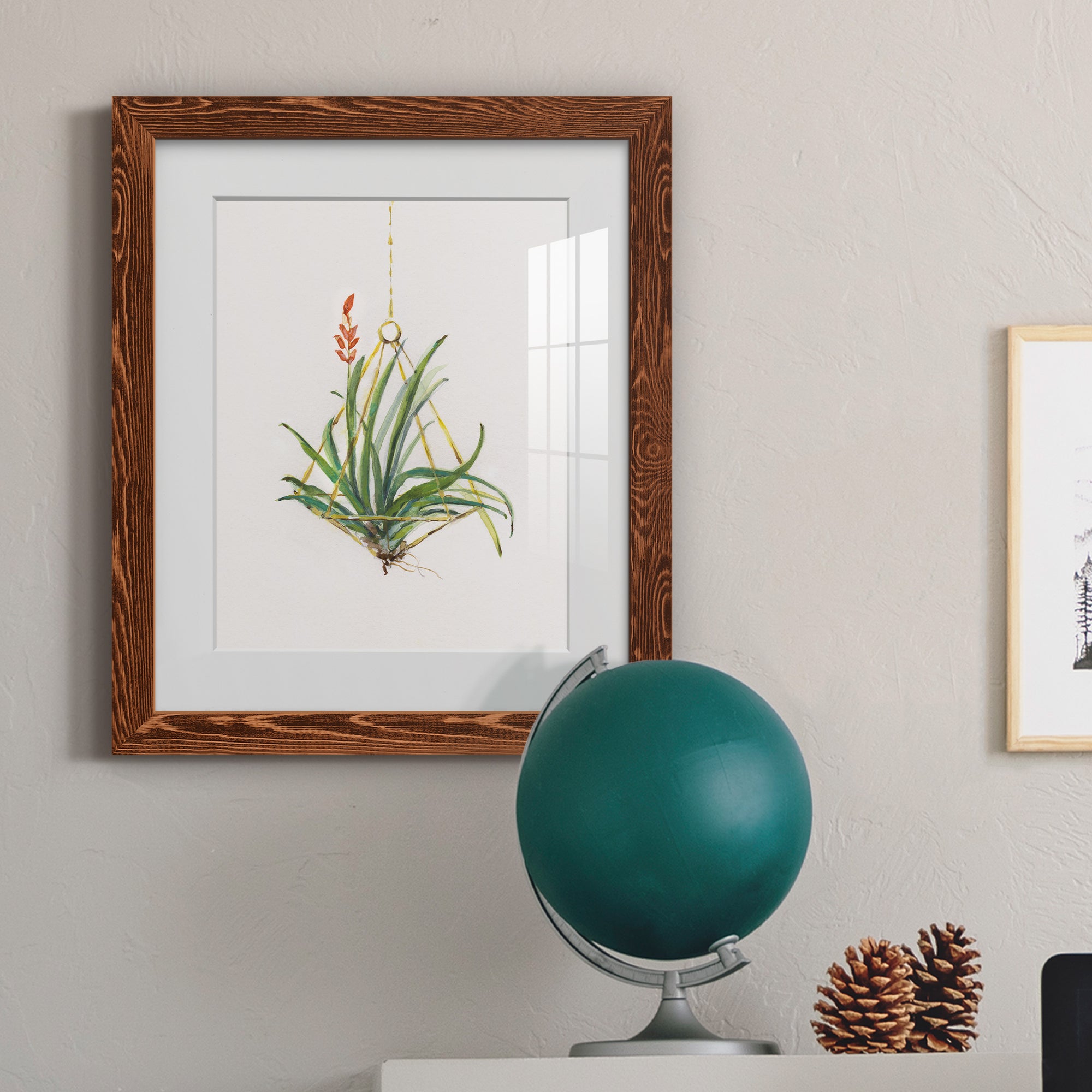 Gardenaire I - Barnwood Framed Art Print