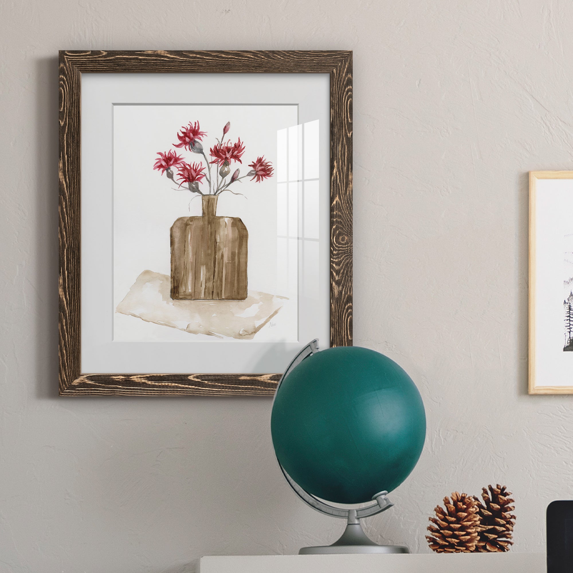 Simply Country I - Barnwood Framed Art Print