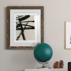 Lines Crossed III - Premium Framed Print - Distressed Barnwood Frame - Ready to Hang