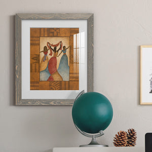 Rhythm - Barnwood Framed Art Print