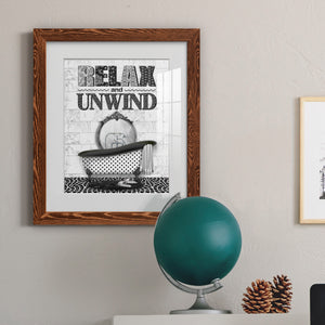 Relax and Unwind - Barnwood Framed Art Print