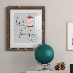 Core of Family - Premium Framed Print - Distressed Barnwood Frame - Ready to Hang