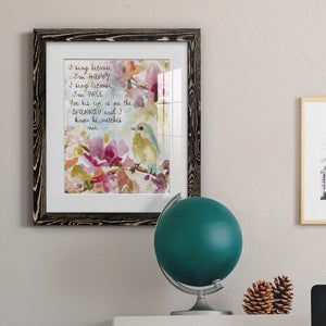 He Watches Me - Barnwood Framed Art Print
