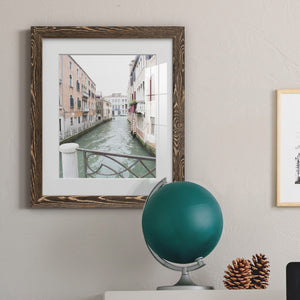 Venice Canal I - Premium Framed Print - Distressed Barnwood Frame - Ready to Hang
