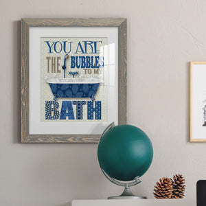 Bubble Bath - Premium Framed Print - Distressed Barnwood Frame - Ready to Hang