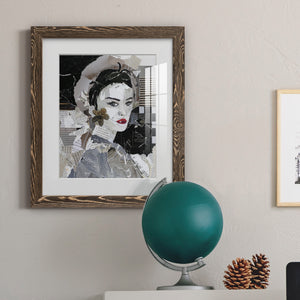 Runway Pause - Barnwood Framed Art Print