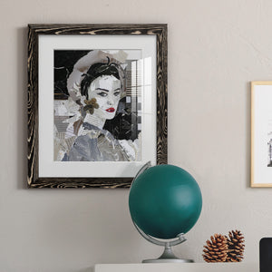 Runway Pause - Barnwood Framed Art Print