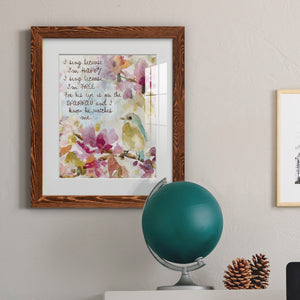 He Watches Me - Barnwood Framed Art Print