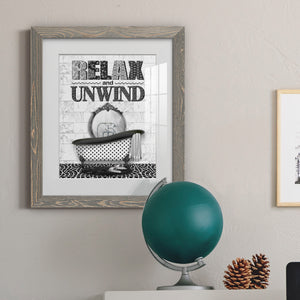 Relax and Unwind - Barnwood Framed Art Print