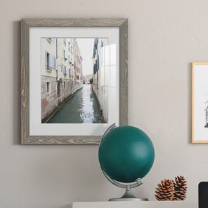 Venice Canal II - Premium Framed Print - Distressed Barnwood Frame - Ready to Hang