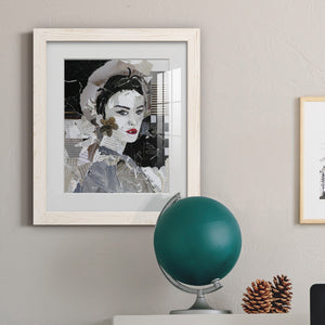 Runway Pause - Barnwood Framed Art Print