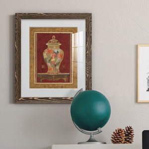 Romantic Urn II - Barnwood Framed Art Print