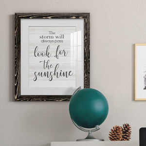 Look for the Sunshine - Premium Framed Print - Distressed Barnwood Frame - Ready to Hang