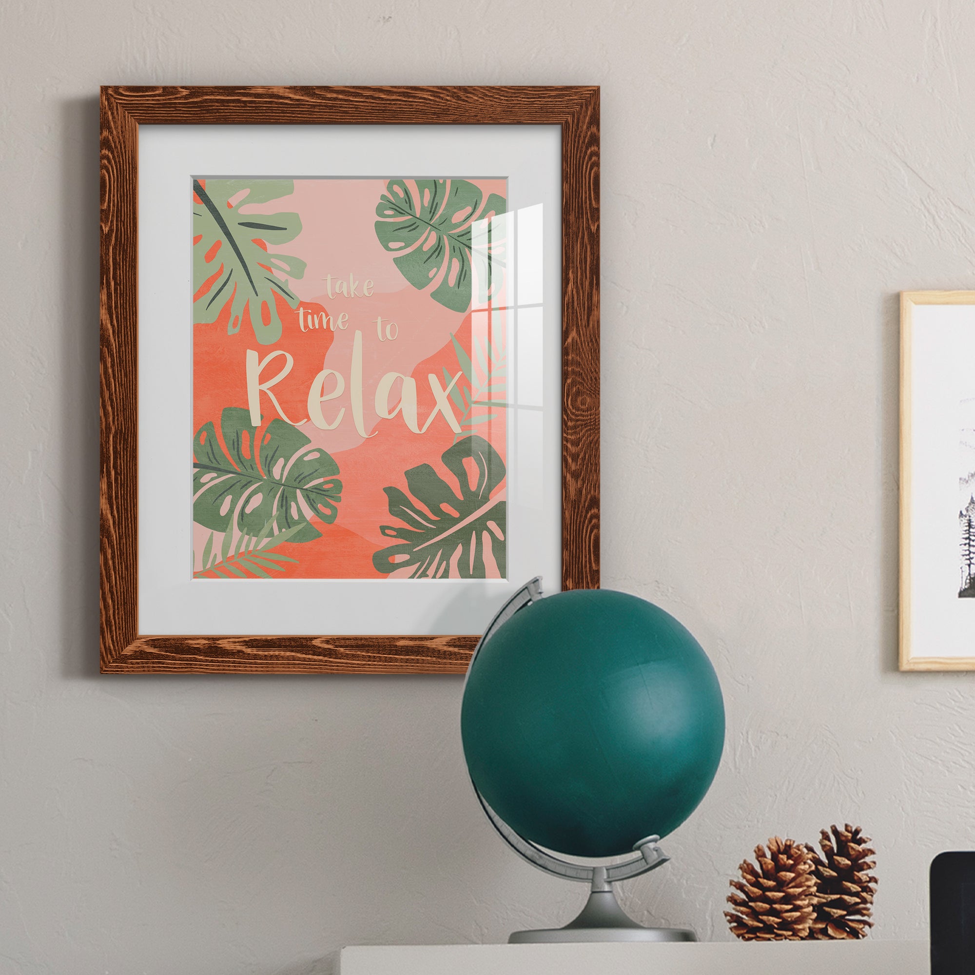 Take Time - Premium Framed Print - Distressed Barnwood Frame - Ready to Hang