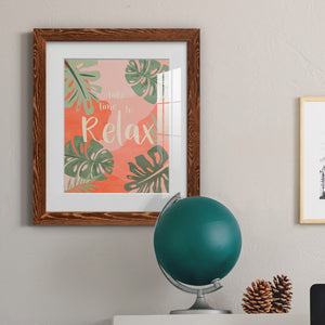 Take Time - Premium Framed Print - Distressed Barnwood Frame - Ready to Hang