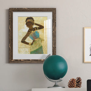 Tribal Vision II - Barnwood Framed Art Print