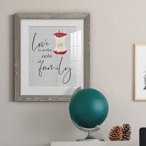 Core of Family - Premium Framed Print - Distressed Barnwood Frame - Ready to Hang