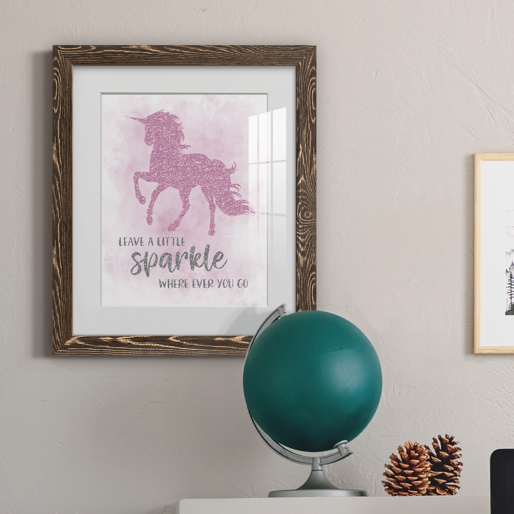 Sparkle - Barnwood Framed Art Print