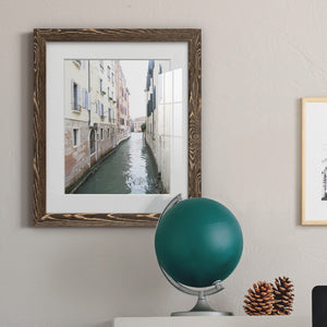 Venice Canal II - Premium Framed Print - Distressed Barnwood Frame - Ready to Hang