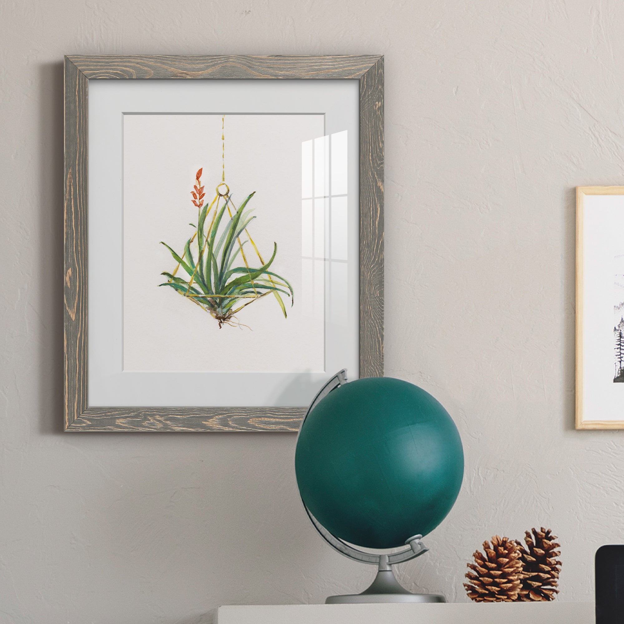 Gardenaire I - Barnwood Framed Art Print