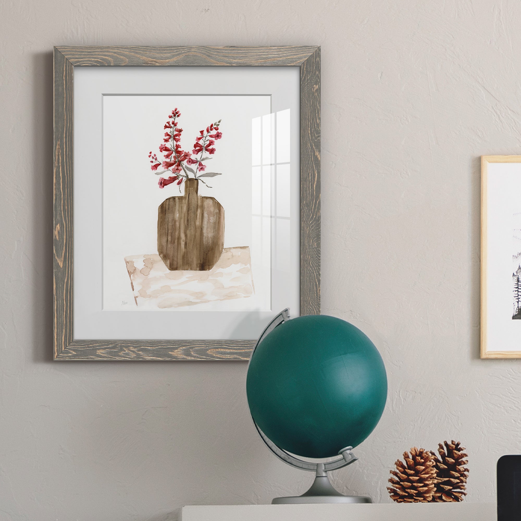 Simply Country II - Barnwood Framed Art Print