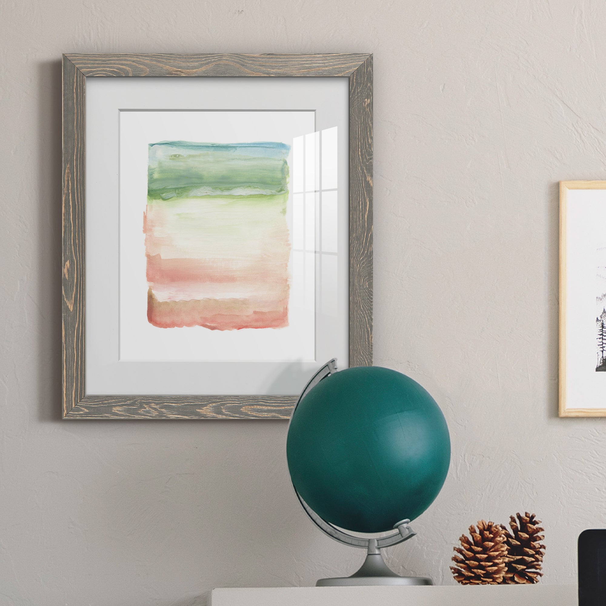 Skye I - Premium Framed Print - Distressed Barnwood Frame - Ready to Hang