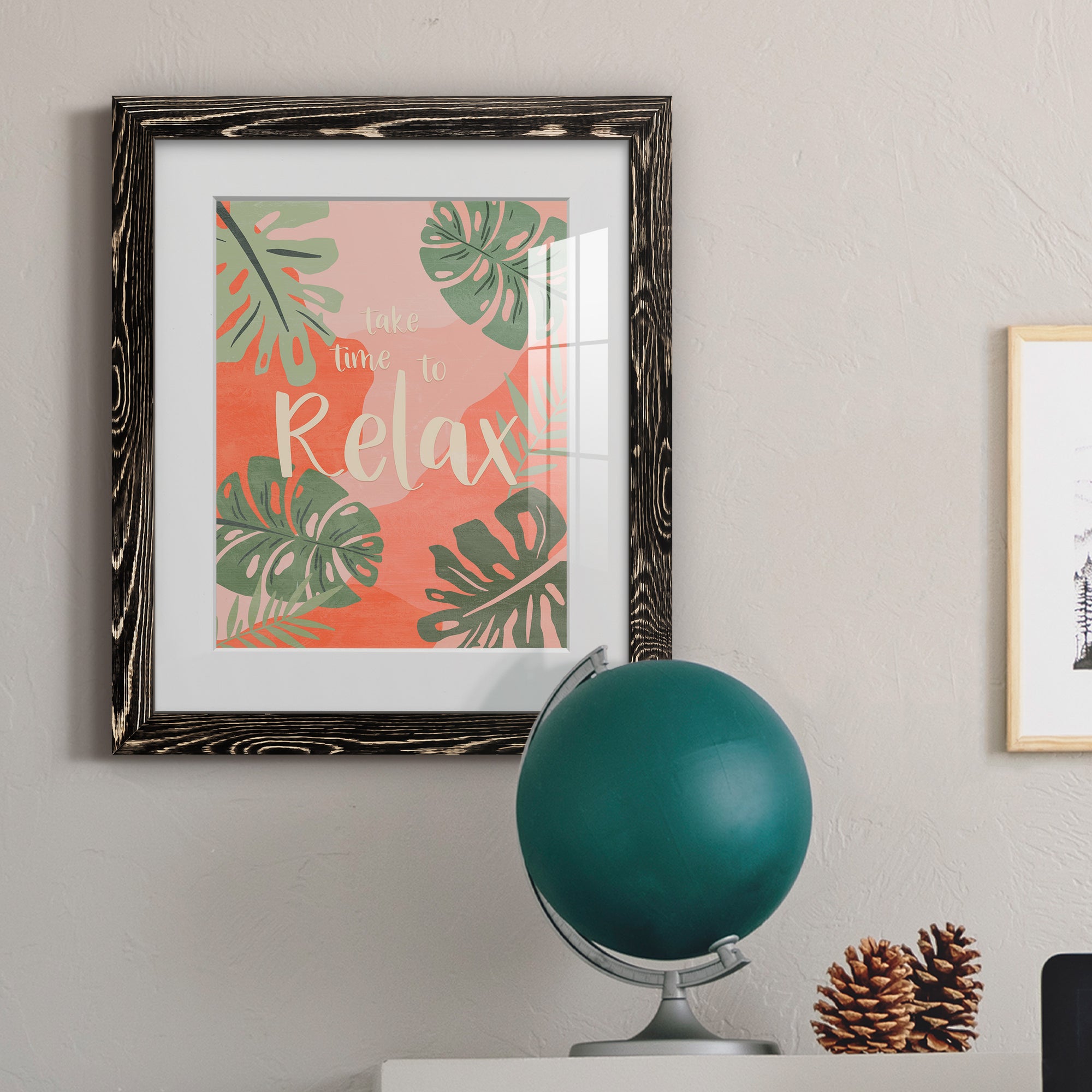 Take Time - Premium Framed Print - Distressed Barnwood Frame - Ready to Hang