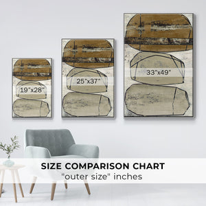 Dim Sum I - Framed Premium Gallery Wrapped Canvas L Frame - Ready to Hang