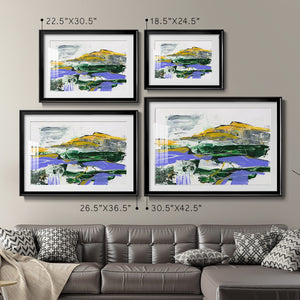 Silent Mountain VI - Modern Framed Art Print