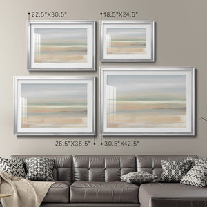 Soft Far Field - Modern Framed Art Print