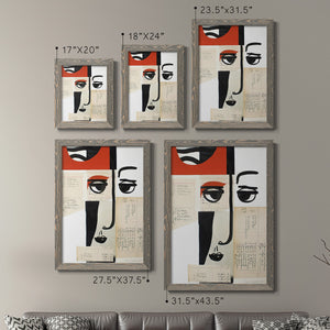 Faces of A Century III - Barnwood Framed Canvas Set
