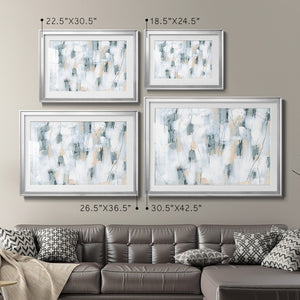 Stone Hatchmarks II - Modern Framed Art Print